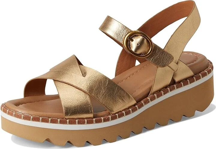 Sofft Ruthie Women's Sandals Gold : 9.5 M (B), Leather - Image 5