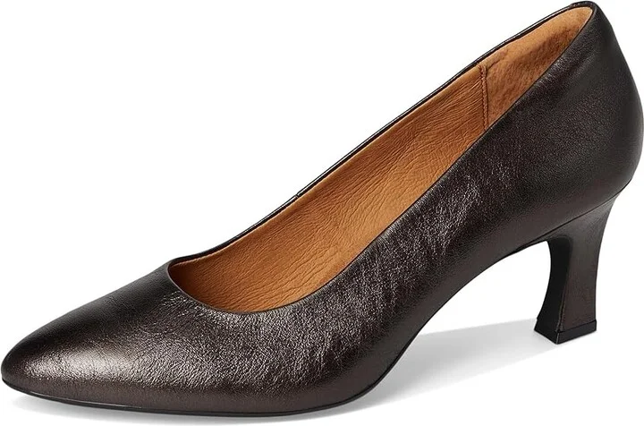 Sofft Samy High Women's Heels Espresso Metallic : 8 M (B), Leather - Image 5