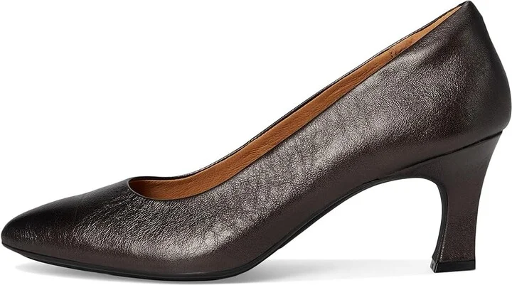 Sofft Samy High Women's Heels Espresso Metallic : 8 M (B), Leather - Image 6