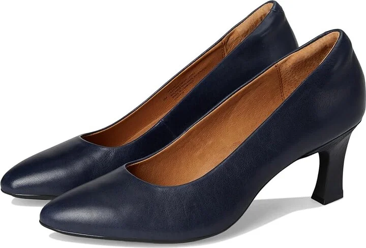 Sofft Samy High Women's Heels Sky Navy : 11 M (B), Leather