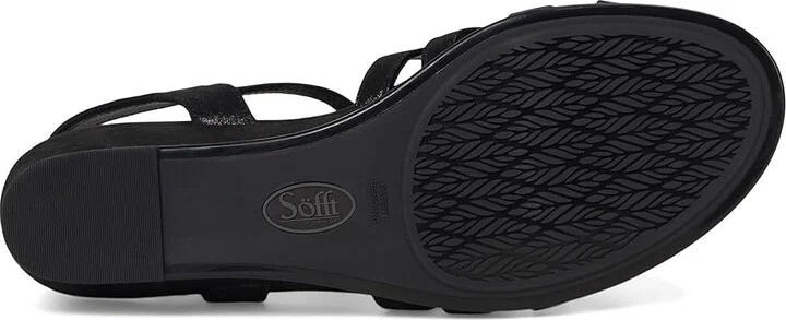 Sofft Scarlet Women's Sandals Black Metallic : 6 M (B), Leather - Image 3