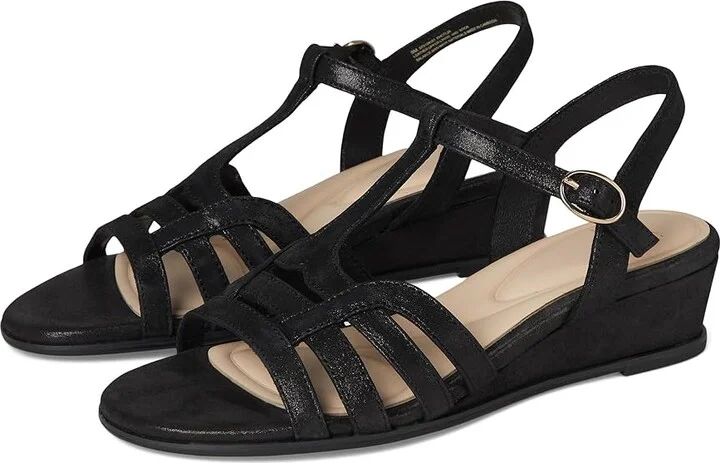 Sofft Scarlet Women's Sandals Black Metallic : 6 M (B), Leather