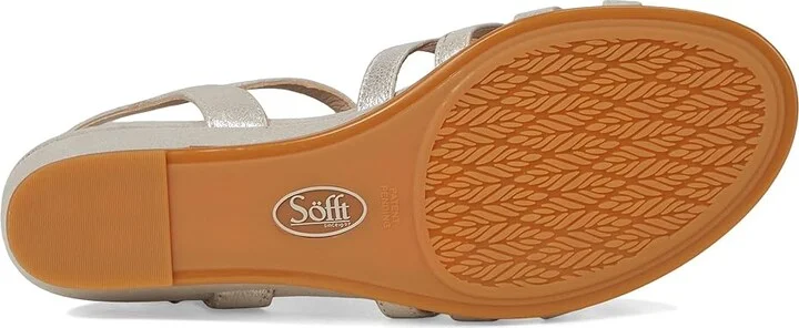 Sofft Scarlet Women's Sandals Champagne Metallic : 8.5 M (B), Leather - Image 3