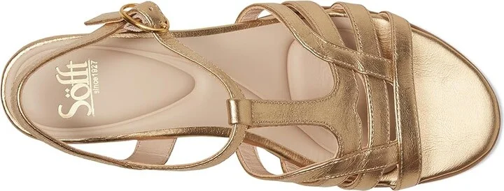 Sofft Scarlet Women's Sandals Gold Metallic : 6.5 M (B), Leather - Image 2