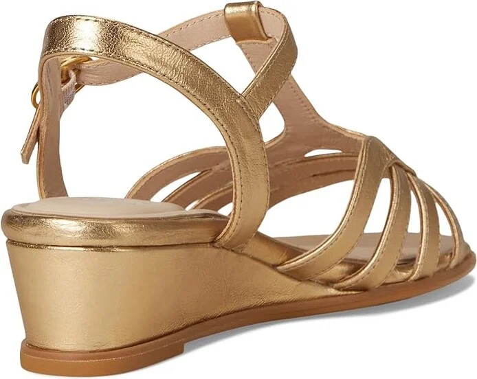 Sofft Scarlet Women's Sandals Gold Metallic : 6.5 M (B), Leather - Image 4