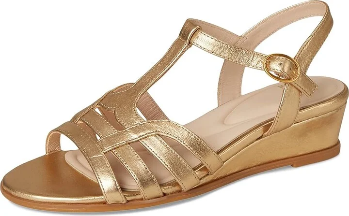 Sofft Scarlet Women's Sandals Gold Metallic : 6.5 M (B), Leather - Image 5