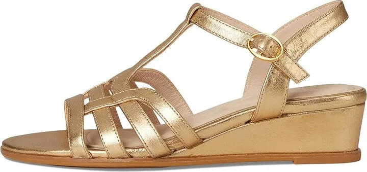 Sofft Scarlet Women's Sandals Gold Metallic : 6.5 M (B), Leather - Image 6