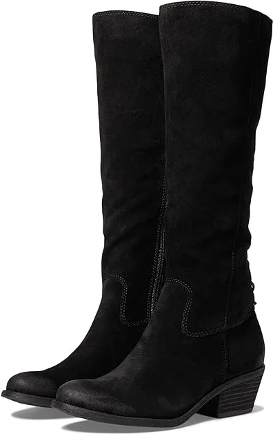 Black Oiled Cow Suede
