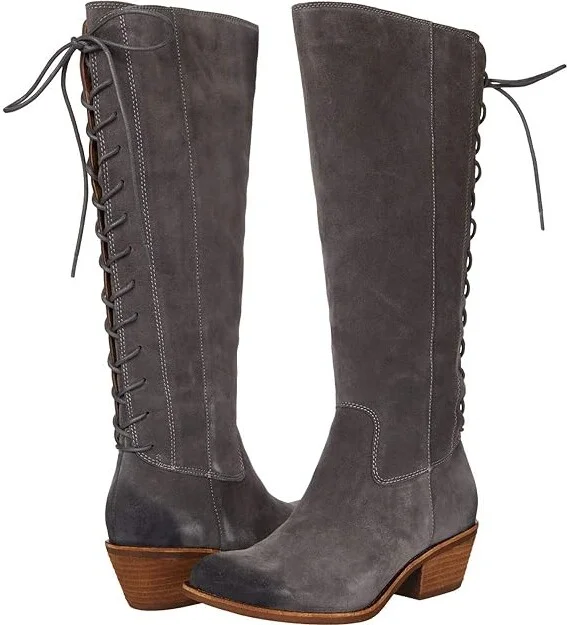 Sofft Sharnell Heel Waterproof Women's Shoes Smoke Oiled Cow Suede : 6 M (B), Suede/Leather