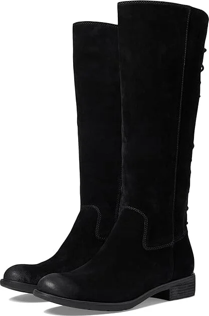 Sofft Sharnell II Waterproof Women's Lace-up Boots Black Waterproof Oiled Cow Suede : 6 M (B)