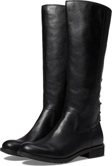 Sofft Sharnell II Waterproof Women's Lace-up Boots Black Waterproof Wild Steer : 6 M (B), Leather