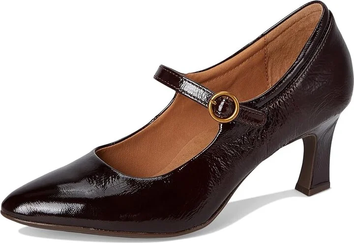 Sofft Sienna Women's Shoes Cognac Patent : 8 M (B), Leather - Image 5
