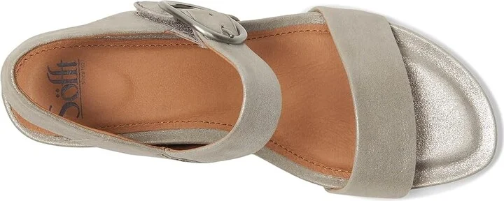 Sofft Vaya Women's Shoes Silver/Stone : 6.5 M (B), Leather - Image 2