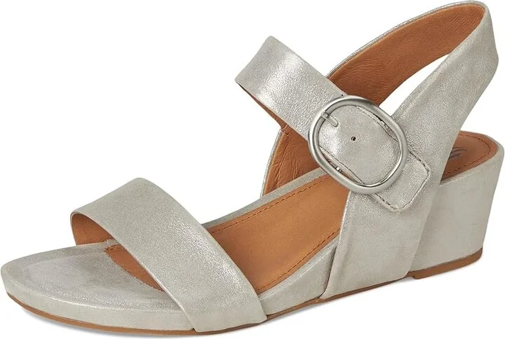 Sofft Vaya Women's Shoes Silver/Stone : 6.5 M (B), Leather - Image 5