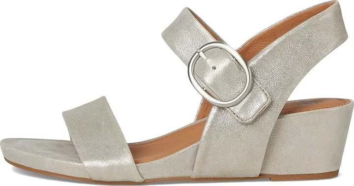 Sofft Vaya Women's Shoes Silver/Stone : 6.5 M (B), Leather - Image 6