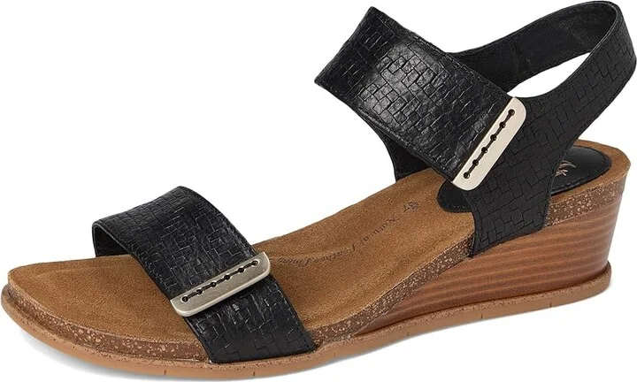 Sofft Verdi II Women's Sandals Black Woven : 7.5 M (B), Leather - Image 5