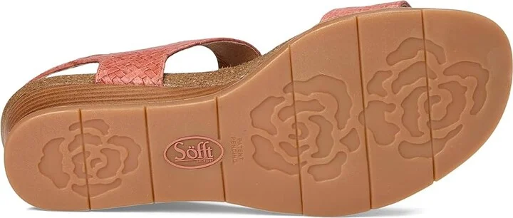 Sofft Verdi II Women's Sandals Canyon Coral Woven : 9 M (B), Leather - Image 3