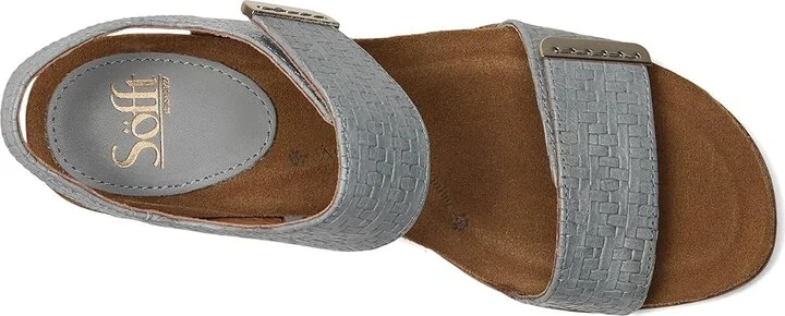 Sofft Verdi II Women's Sandals Chambray Woven : 11 M (B), Leather - Image 2