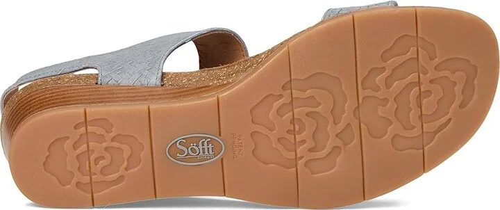 Sofft Verdi II Women's Sandals Chambray Woven : 11 M (B), Leather - Image 3