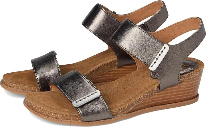 Sofft Verdi II Women's Sandals Dark Pewter : 7 M (B), Leather