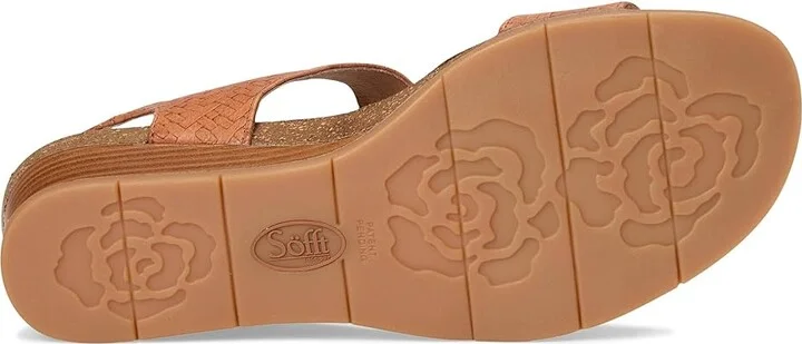 Sofft Verdi II Women's Sandals Luggage Woven : 11 M (B), Leather - Image 3