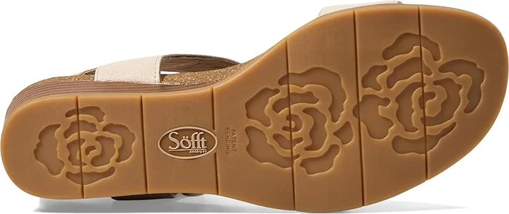 Sofft Verdi II Women's Sandals Tapioca Grey : 6 M (B), Leather - Image 3