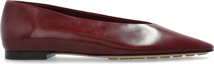 'Sofia' Ballerinas, , - Burgundy