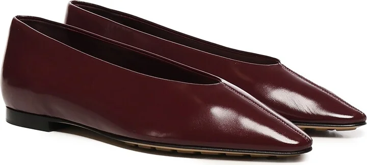 Sofia Ballerinas In Shiny Calfskin Leather - Image 2