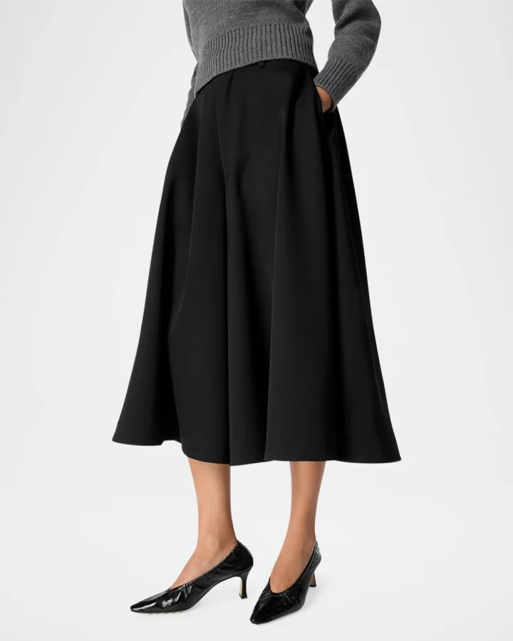 Sofia Elasticated Leather Pumps - Image 3