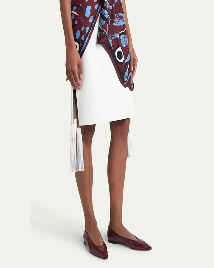 Sofia Pointed Leather Ballet Flats - Image 4