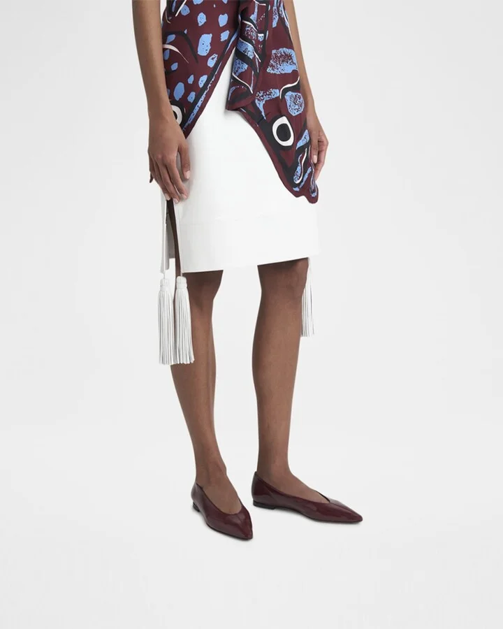 Sofia Pointed Leather Ballet Flats - Image 2