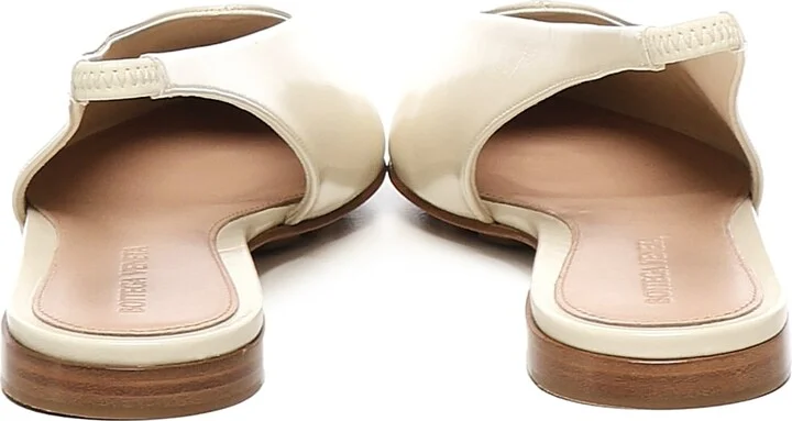 Sofia Slingback Ballet Pumps In Shiny Calfskin Leather - Image 3