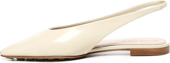 Sofia Slingback Ballet Pumps In Shiny Calfskin Leather - Image 4