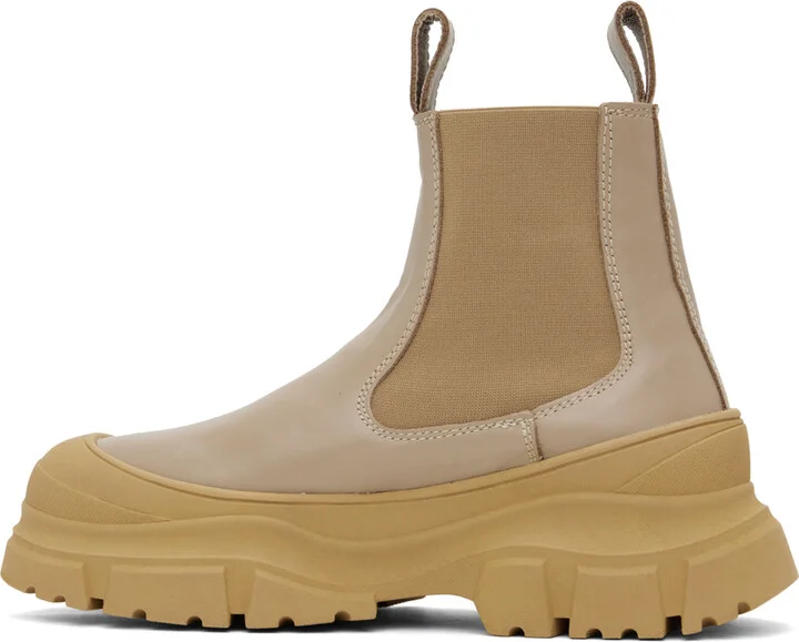 Sofie D'Hoore Beige Fabulous Chelsea Boots - Image 3