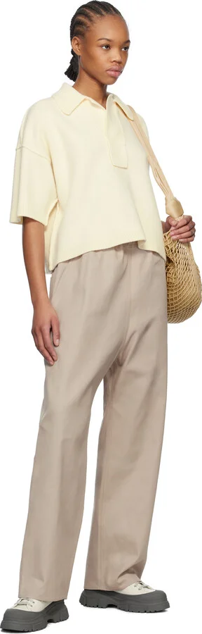 Sofie D'Hoore Beige & Gray Feat Sneakers - Image 5