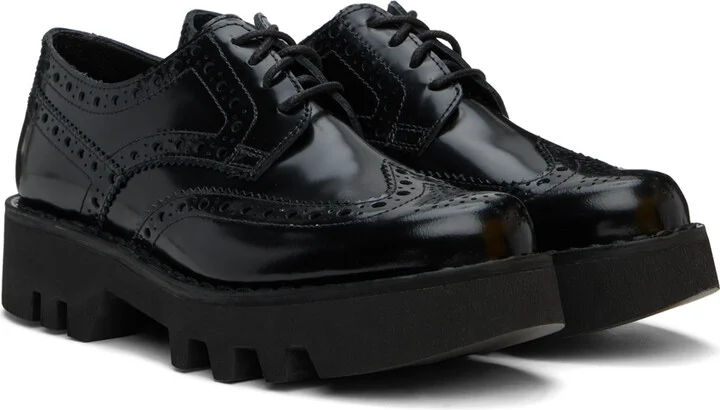 Sofie D'Hoore Black Flores Derbys - Image 4