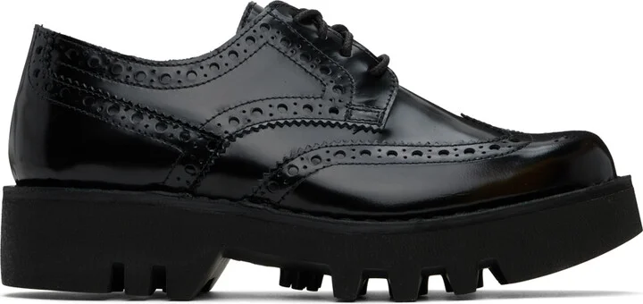 Sofie D'Hoore Black Flores Derbys