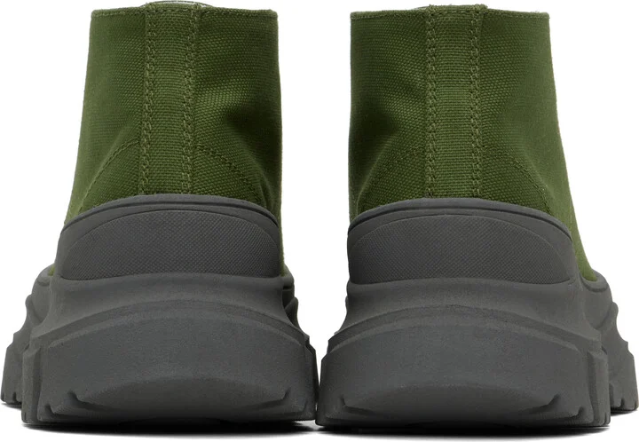 Sofie D'Hoore Green & Gray Fairway Sneakers - Image 2