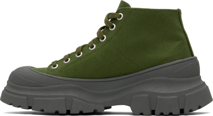 Sofie D'Hoore Green & Gray Fairway Sneakers - Image 3