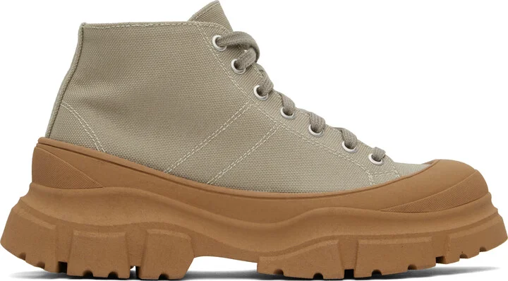 Sofie D'Hoore Taupe & Tan Fairway Sneakers