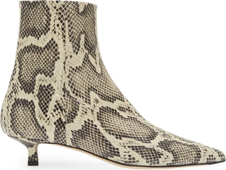 Sofie Embossed Snake Print Bootie - Image 3