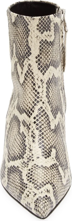 Sofie Embossed Snake Print Bootie - Image 4