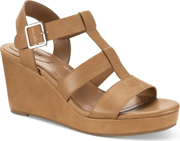 Sofieep Womens Ankle Strap Gladiator Wedge Sandals