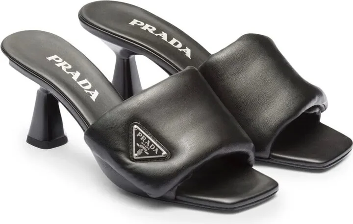 Soft 65mm nappa leather sandals - Image 2