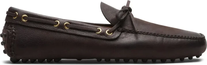 Soft Antique leather boat shoes