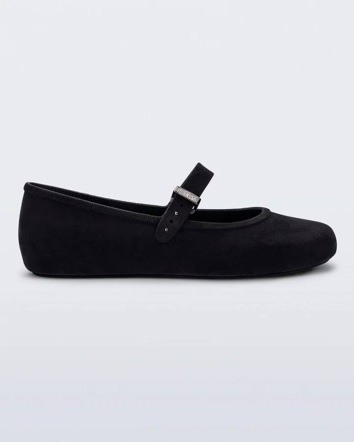Soft Ballerina Velvet - Black - Image 4