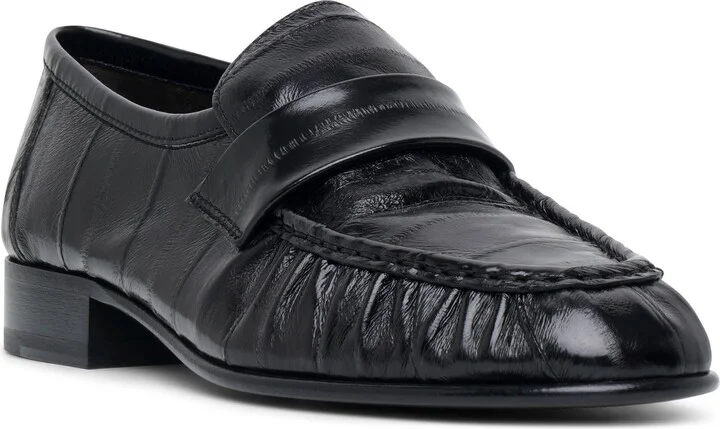 Soft black eel loafers - Image 3