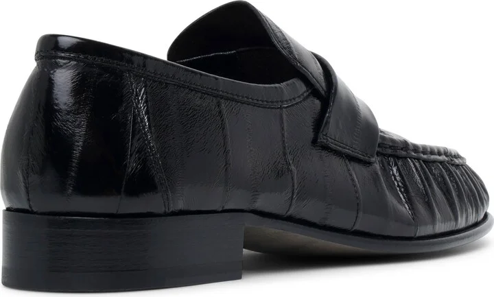 Soft black eel loafers - Image 4