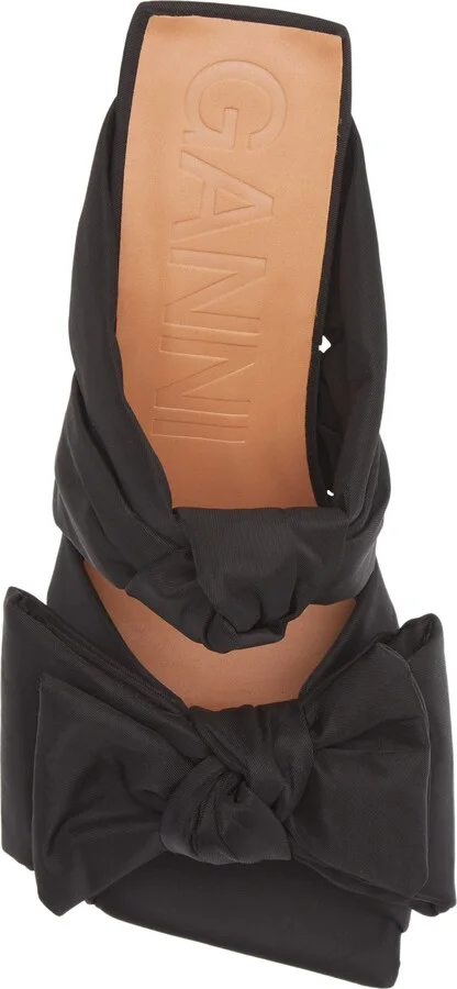 Soft Bow Kitten Heel Sandal - Image 5