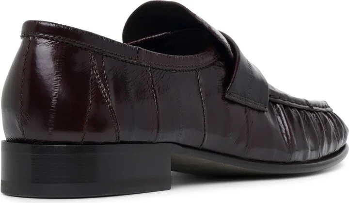 Soft brown eel loafers - Image 4